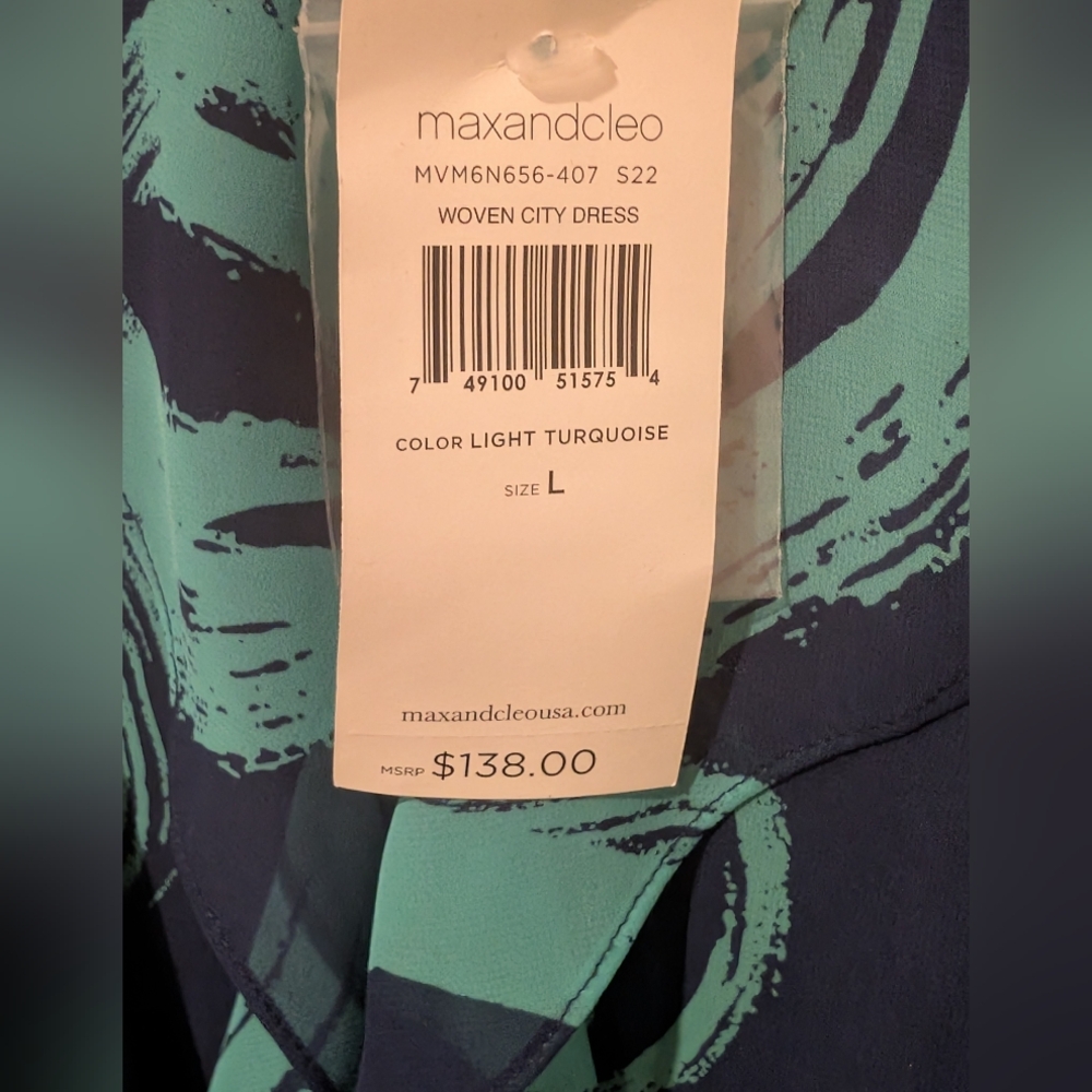 Max and Cleo Size L Dress NWT - Picture 3 of 5
